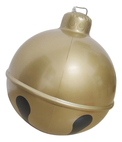Adorno Gigante Con Forma De Bola De Navidad Inflable, Color