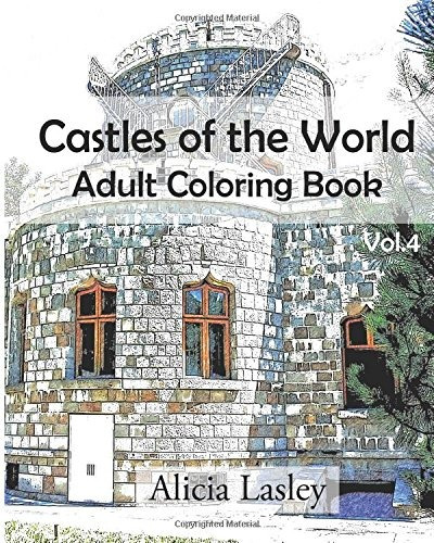 Castles Of The World  Adult Coloring Book Vol4 Castle Sketch