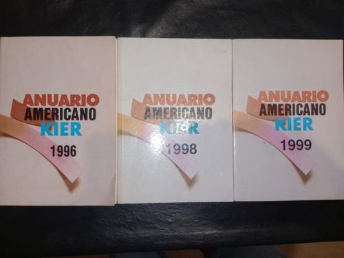 Pack Anuario Americano Kier 1987 1988 1996 1998 1999