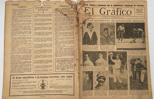 El Gráfico, 428 De 1927 Pascual Somma Uruguay Fútbol, Lpg2z4