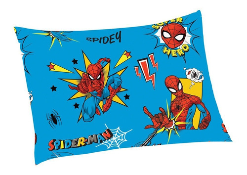 Fronha Infantil Microfibra Personagens Menino Menina Lepper Homem Aranha