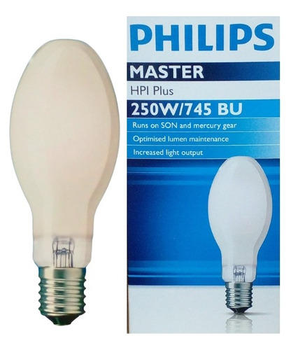 Lampada Master Hpi Plus 250w/745 Bu E40 Philips