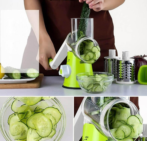 Imagen 5 de 6 de Rebanador Rallador Verduras Frutas Queso