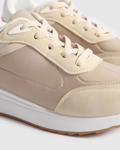 Tenis De Mujer Marca Sport Patprimo En Color Beige #30720044