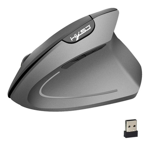 Mouse vertical inalámbrico HXSJ  T24 gray