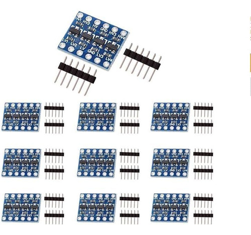 Módulo Conversor De Nivel Lógico Iic 4 Canales 3.3v A 5v