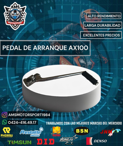 Pedal De Arranque Ax100