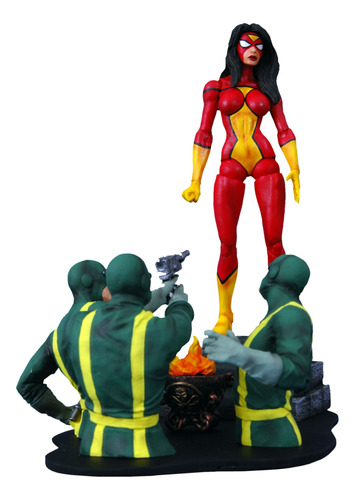 Diamond Select Toys Marvel Select: Spider-woman - Figura De
