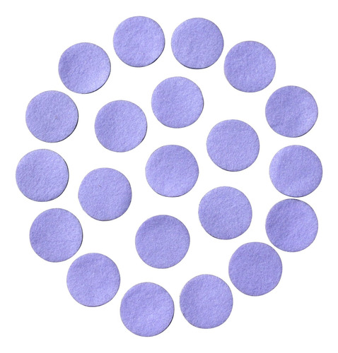 Purple Adhesive Felt Circles; Package Of 48, 1.5 Wide, ...