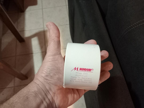 Capacitores Mundorf Evo 100mf 200usd Par Leer (Usado)
