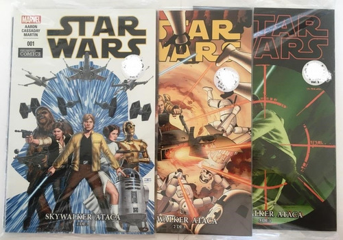 Comic Star Wars:  Skywalker Ataca. 3 Tomos. Completa