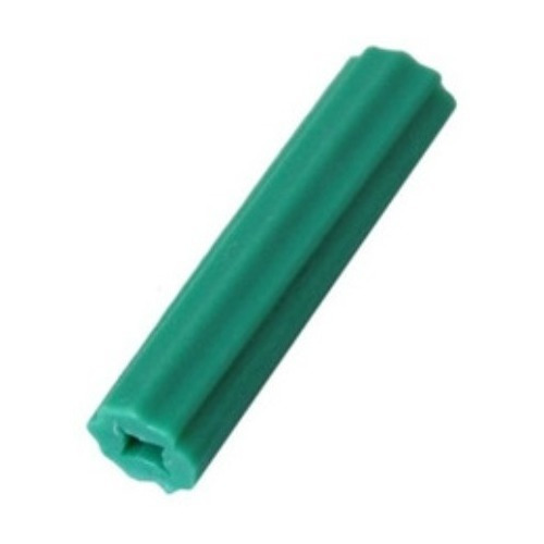 Ramplug Anclaje Pared Plastico Verde Broca 1/4 Paq. 100 Und