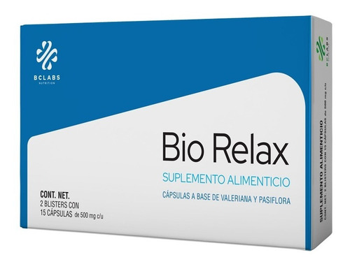 Biorelax, Bc Labs, Coadyuvante Para La Estrés Y Ansiedad 