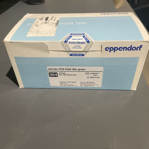 Eppendorf 384 Well  45 Ul Pcr Plate Green Twin.tec 25 Pc Ccy