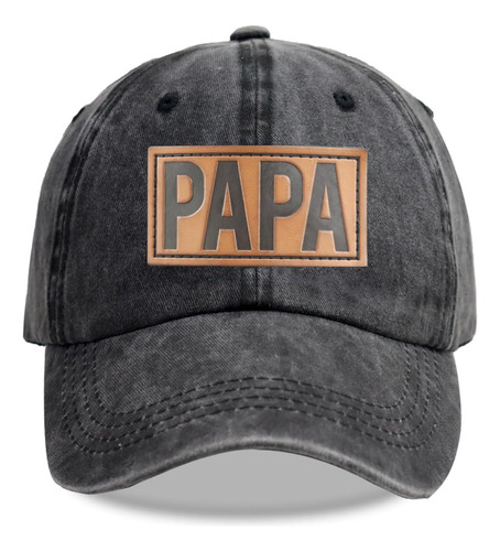 Papa - Gorro De Piel Con Parche Para Hombre, Gorra