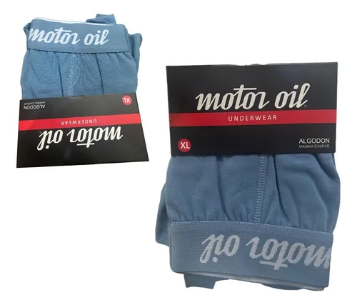 Boxer De Algodón Para Hombre Motor Oil-calidad