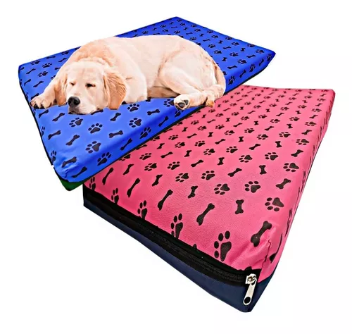 Colchoneta Mascotas Cama Perros Y Gato 100x60 Antifluidos #2