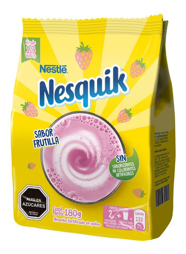Nesquik Sabor Frutilla Nestle - 180g