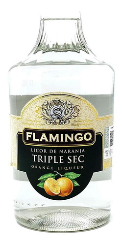 Pack De 4 Licor Flamingo Triple Sec 1 L
