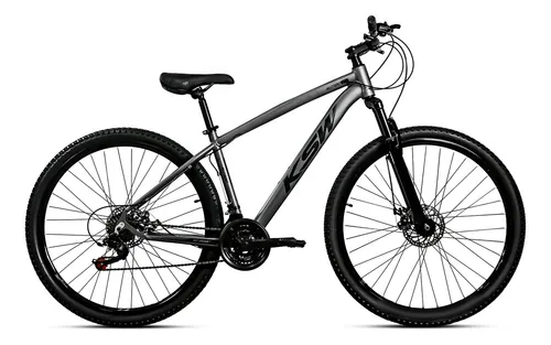 Bicicleta Aro 29 KSW XLT 100 24 Marchas Freio A Disco Quadro Alum...