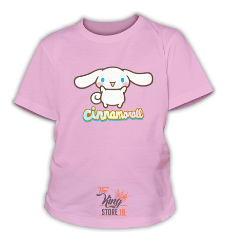 Polera De Niño, Cinnamoroll, Perrito, Hello Kitty, Personaje