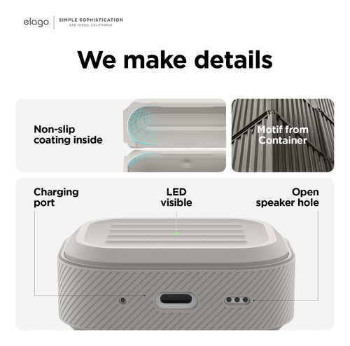 Capa Elago Armor Compatível Com AirPods Pro De 2ª Geração