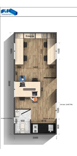 Modulo Oficina Con Baño Y Cocina