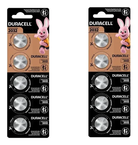 Pilha Bateria Duracell Cr2032 Moeda -10 Baterias Original Nf