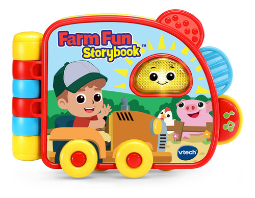 Libro Interactivo Farm Fun Vtech, Con Ilustraciones De