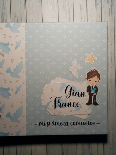 Álbum Comunión Personalizado Scrapbook 