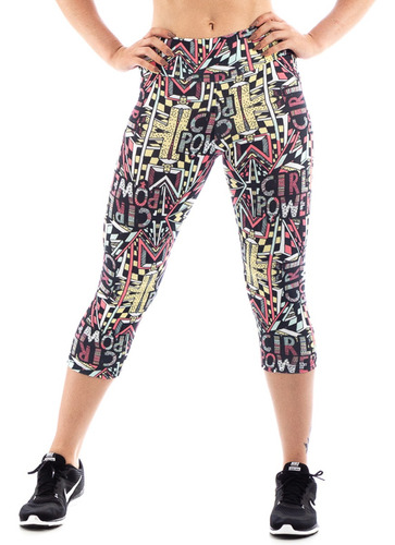 Kit C/2 Legging Corsário Suplex Estampada Leg Moda Fitness