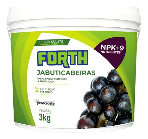 Adubo P/ Jabuticabeiras Forth Jabuticabeiras Npk +9 Nutrientes 3k...