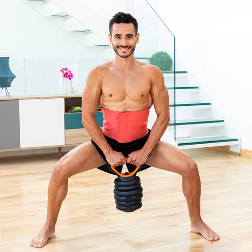 Faja Reductora Neopreno Cinturón Abdominal Sudar 19cm Alto