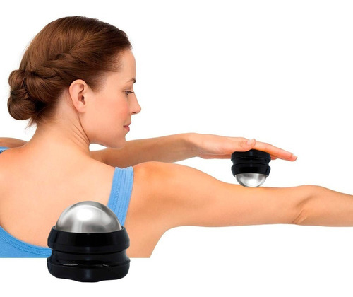 Masaje Muscular Terapia Calor Frio Roller 360 Grados Acero