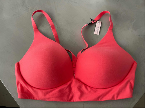 Corpiño Victoria Secret Coral Traído De Usa 34d