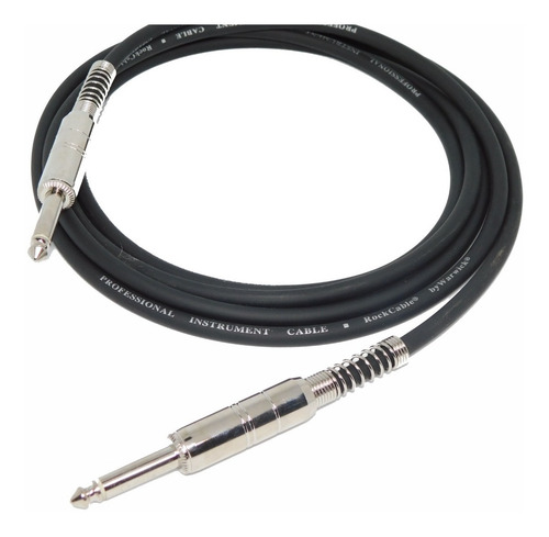 Imagen 2 de 3 de Cable Plug 3 Mts Profesional Instrumento Guitarra Bajo Hamc