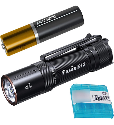 Linterna Fenix E12 V2.0 Edc, 160 Lúmenes Con 1x Batería Aa Y