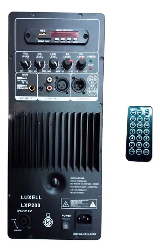 Modulo Amplificador 250w Para Bafle C/bluetooth/salida