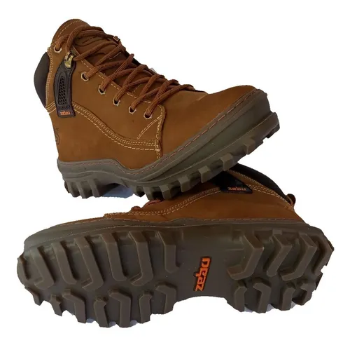 Coturno Masculino Adventure Zebu Ref.65030 Areia cafe sela R 364 9