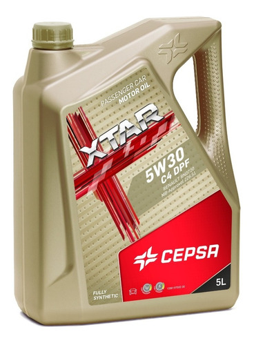  Aceite 5w30 Xtar C4 Dpf 5 Lts Cepsa 100 % Sintético 