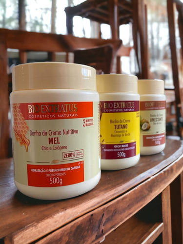 Kit Cronograma Capilar Nutr Mel + Tutano + Umectante 500 Gr