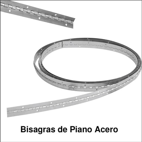 Bisagra De Piano De Acero 32 Mm X 3 M