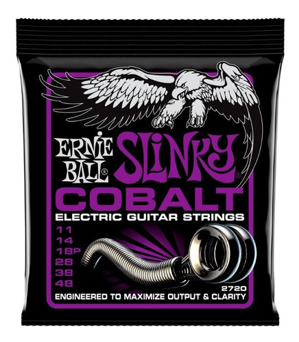 Cuerdas Para Guitarra Elec. Extra Slinky Cobalt Calibre11-48