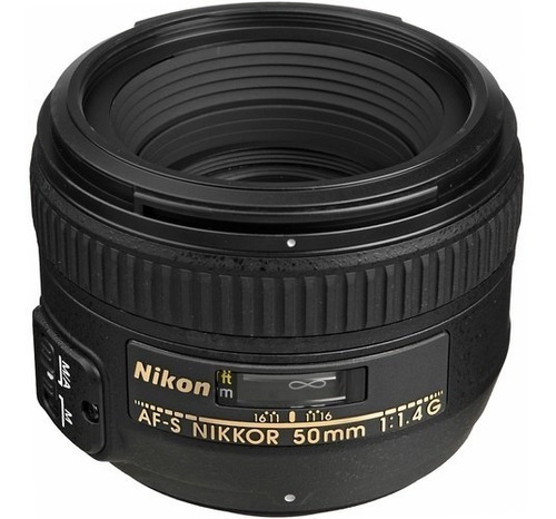 Lente Nikon Af-s Nikkor 50mm F/1.4g 12 Meses Sin Interés !!