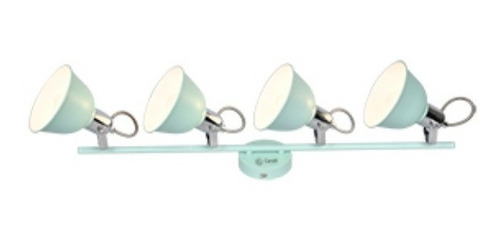 Imagen 2 de 9 de Aplique Pared/techo 4 Luces Lenora + 4 Focos Led E14 Candil