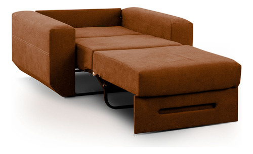 Sillón Sofa Cama 1 Cuerpo Reclinable Moderno - Verona Siena Diseño De La Tela Pana