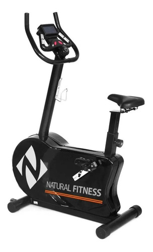 Bicicleta ergométrica Natural Fitness Profissional de Academia vertical cor preto