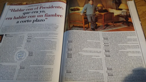Revista Noticias Nº 1433  Año 2004 Eduardo Duhalde 62 Años