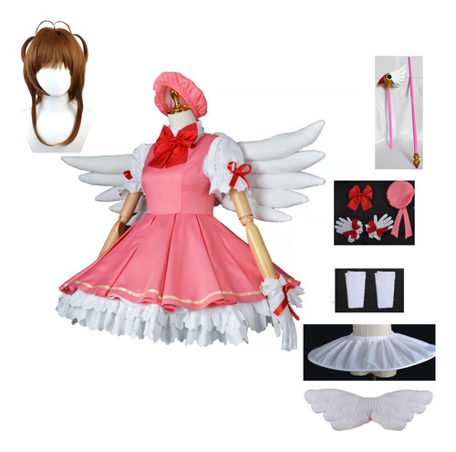 Captor De Cartas Para Cosplay Para Niñas Sakura Kinomoto Sak