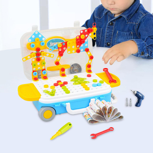 Kit De Construcción De Ingeniería Con Taladro Eléctrico